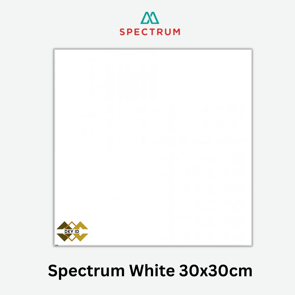 Spectrum White Keramik Mulia 30x30