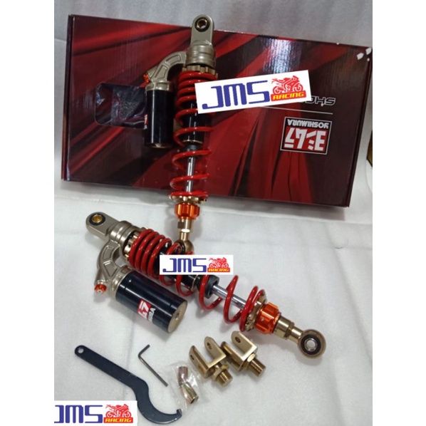 shock yoshimura model ktc racing tipe evo tabung atas ukuran 280/320/340mm aerox nmax new nmax old pcx150 adv150 rx king tiger fizr nouvo suprax125 blade revo absolute vega r jupiter z smash shogun
