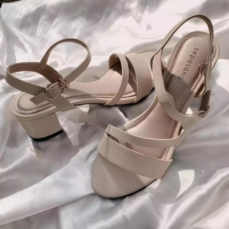Harga Bersahabat SANDAL WANITA HEELS EXLUSIVE TERBARU 2/SANDAL HEEL WANITA 5CM KOREAN STYLE