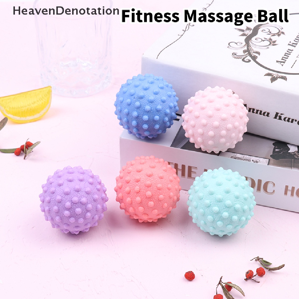 [HeavenDenotation] Fascia Massage Ball Fitness Massage Ball Roller Trigger Point Untuk Leher Bahu Tangan Kaki Relaksasi Nyeri Otot HDV