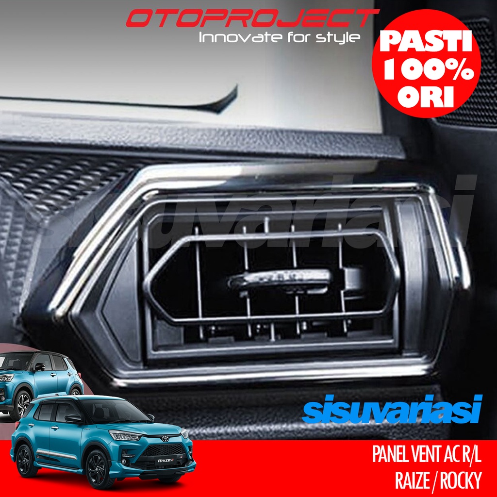 Raize Rocky Aksesoris Otoproject Cover Panel Ventilasi AC Depan