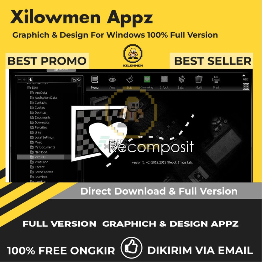 [Full Version] Stepok Recomposit Pro Design Graphics Lifetime Win OS