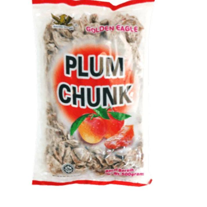 

☈ Plum Chunk 500 gr Golden Eagle / Manisan Plum / Kiamboi Buah Plum ☄