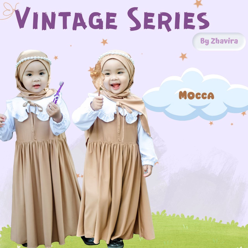 Zhavira Vintage series / gamis vintage