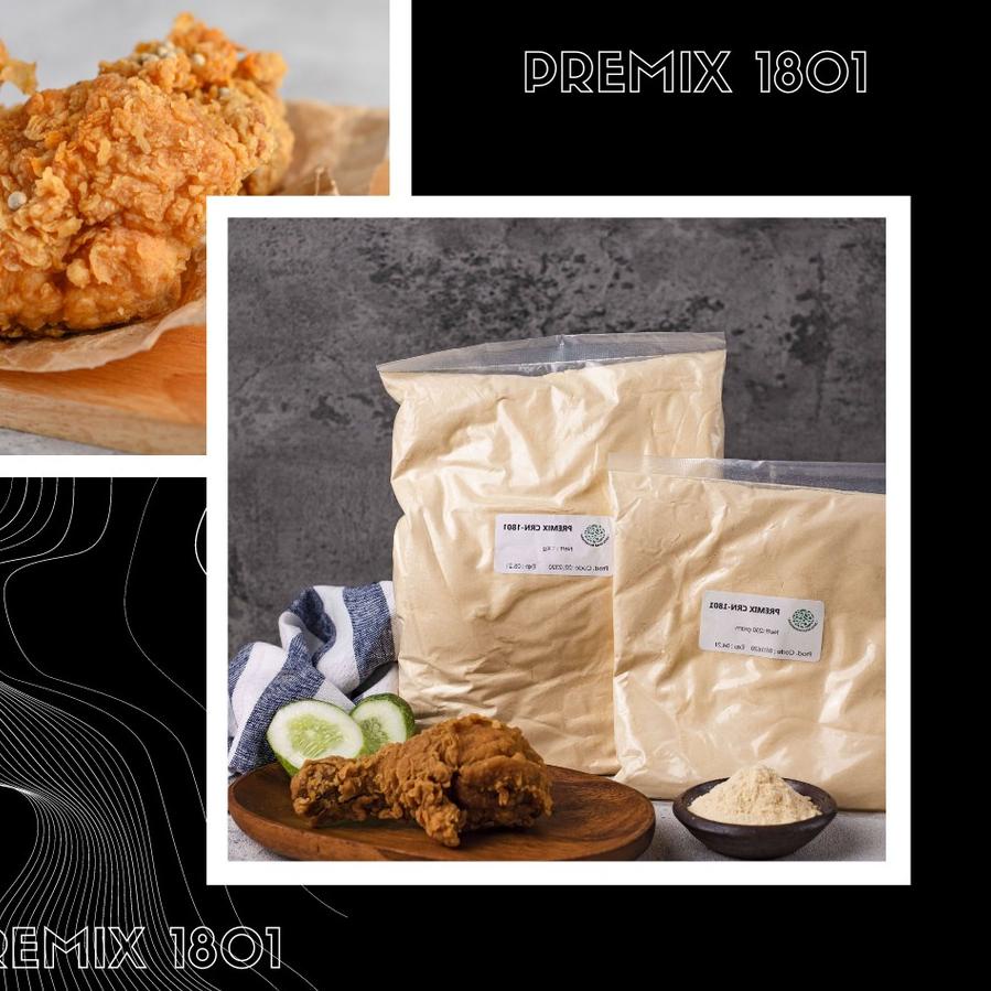 

Terbaru dan terlaris Tepung biang fried chicken / Premix 1801 / Tepung Super / 1 kg / Rasa Bintang 5 
