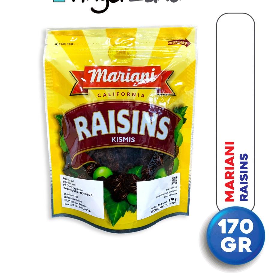 

Harga Murah ♥ MARIANI Raisins 170 gram Kismis''