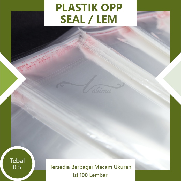 PLASTIK OPP (SEAL/LEM) – PLASTIK BENING – PLASTIK KEMASAN TEBAL 0.5