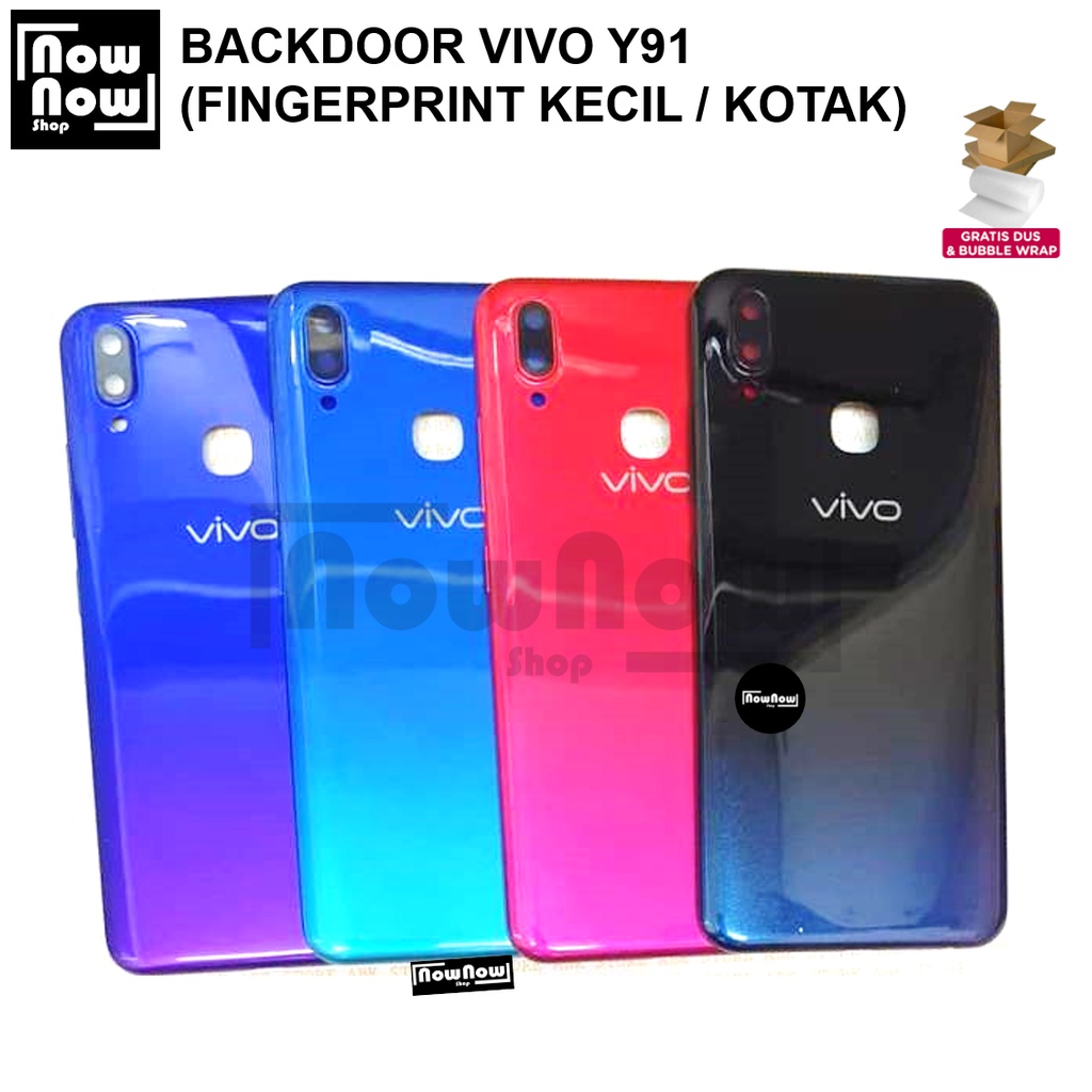 Backdoor Tutup Belakang Baterai Backcover Back Casing Housing Vivo Y91 Cover Belakang 1816 1817 1820 1811 PD1818BF_EX