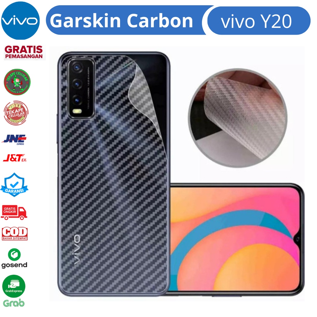 Garskin Handphone Vivo Y20 bisa cod