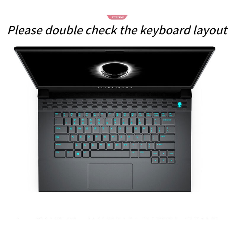 14nch Film Pelindung Keyboard Baru Cocok Untuk Alienware m15 2020 Tahan Air Silikon Penutup Pelindung Keyboard Laptop Tahan Debu Ultra-Tipis [ZXL]