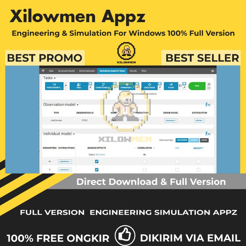 [Full Version] Monolix Suite 2021R2 Pro Engineering Software Lifetime Win OS