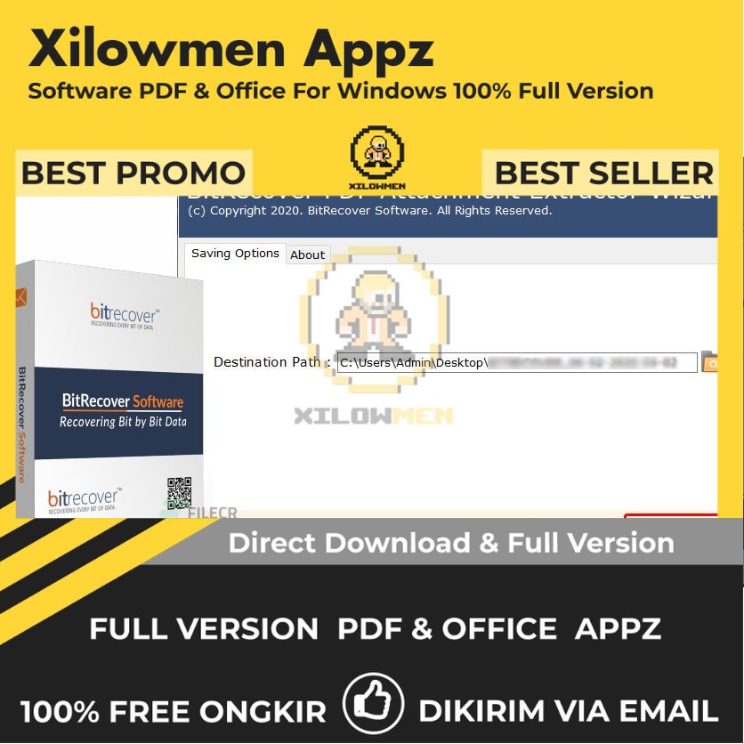 [Full Version]  BitRecover PDF Attachment Extractor Wizard Pro PDF Office Lifetime Win OS