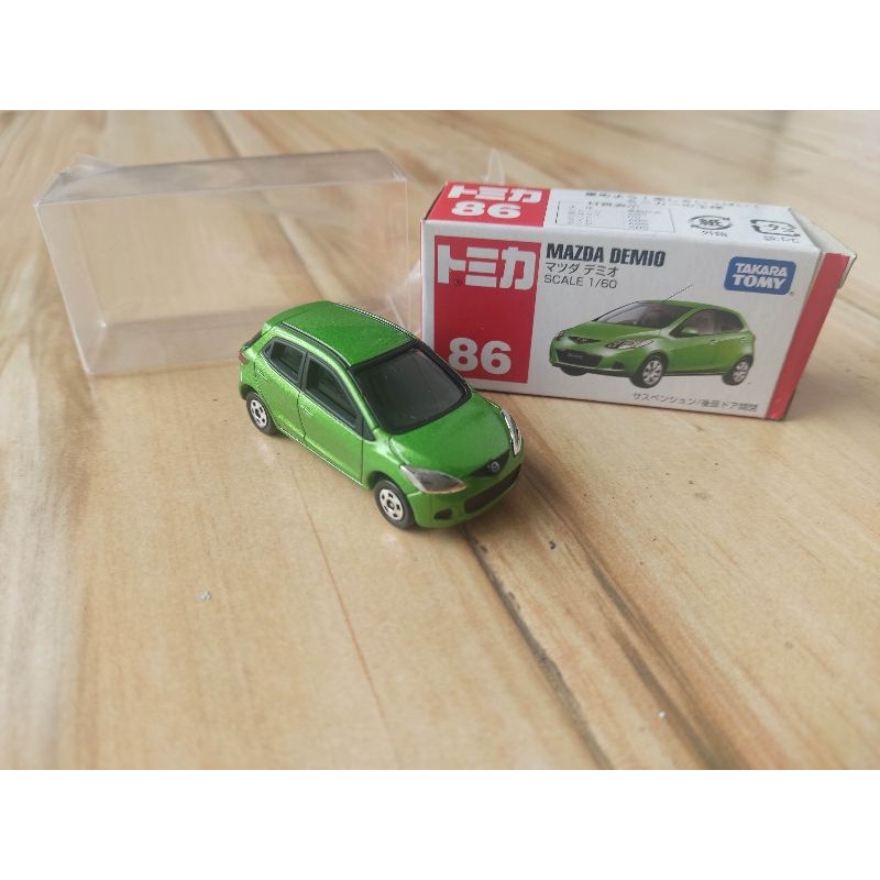 tomica takara tomy diecast no 86 mazda demio green