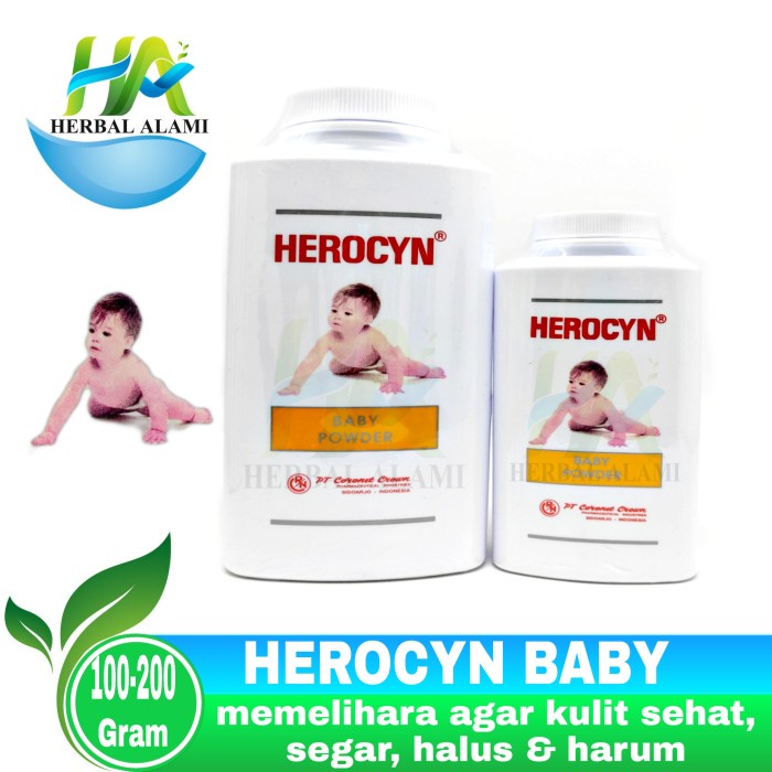 BABY POWDER* BEDAK HEROCYN* BEDAK ALERGI 100 &amp; 200g