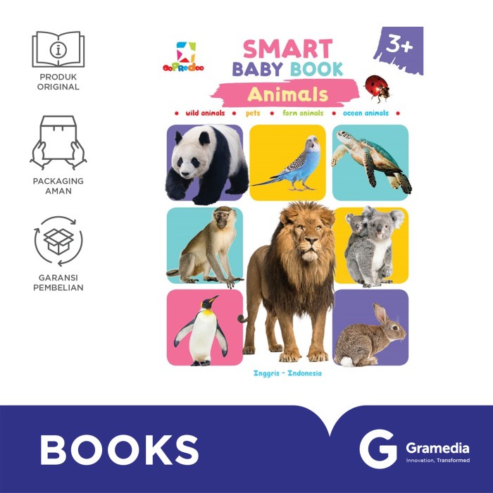 

Opredo Smart Baby Book - Animals