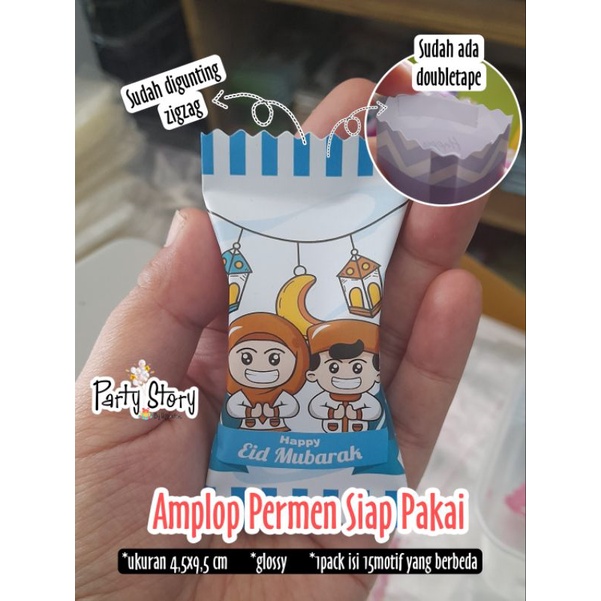 

15pcs Amplop Permen Lebaran Siap Pakai