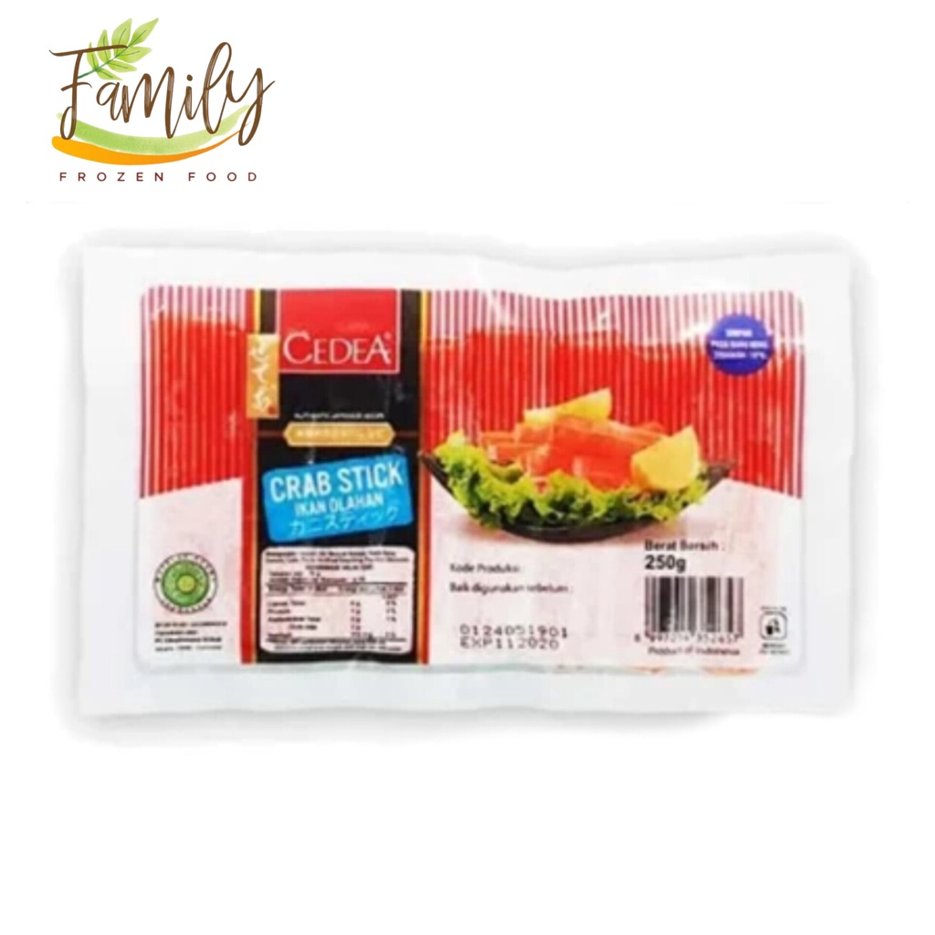 

Cedea Crab Stick 250gr Frozen Food Grosir