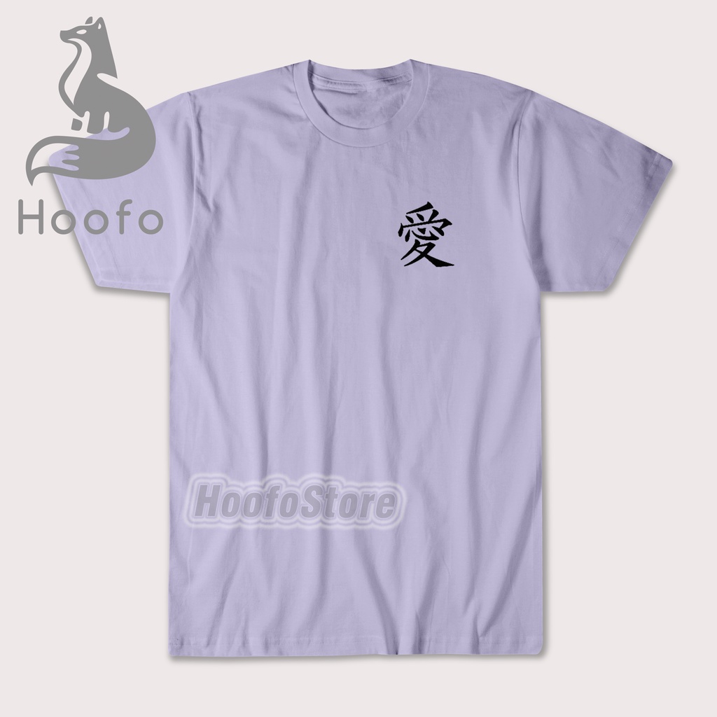 Baju Kaos Love Mandarin Distro Tee Wanita Pria Oversize