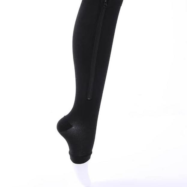 Stocking Varises / Varises Compression / Kaos Kaki Varises - Hitam, L-XL