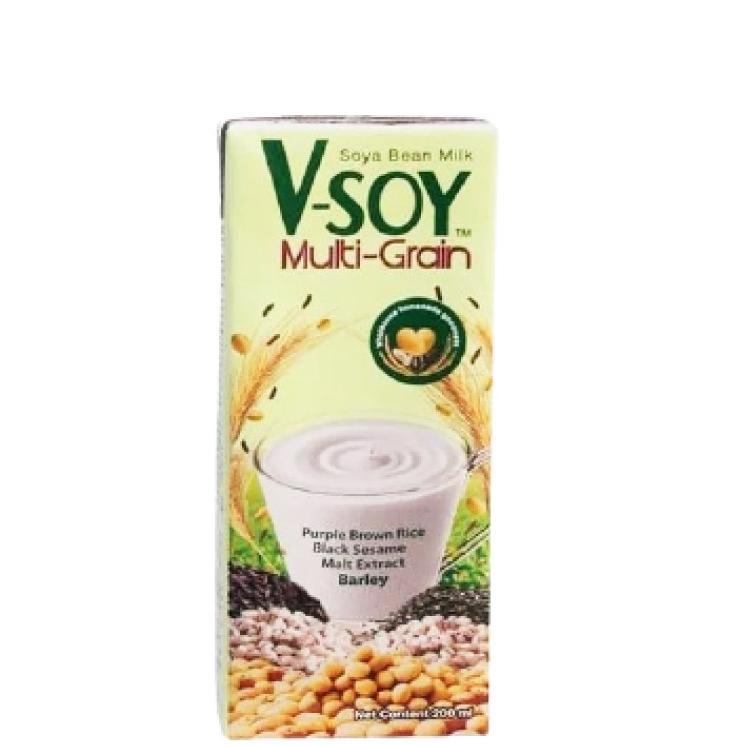 

X27 V-SOY Multi Grain Soy Milk UHT 200 mL TREND KEKINIAN ↓