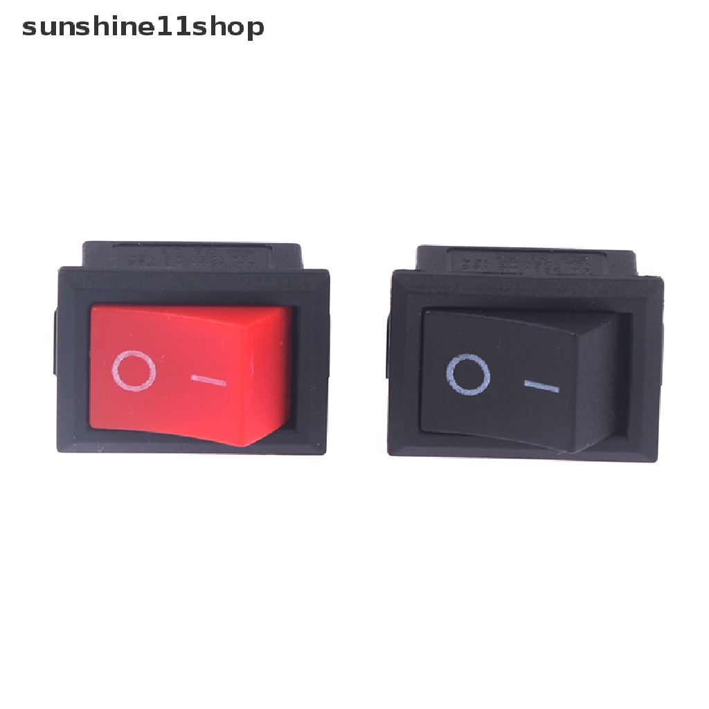 Sho 5Pcs Tombol Tekan Saklar Mini 2Pin On/Off Rocker Switch Dengan Penutup Anti Air N