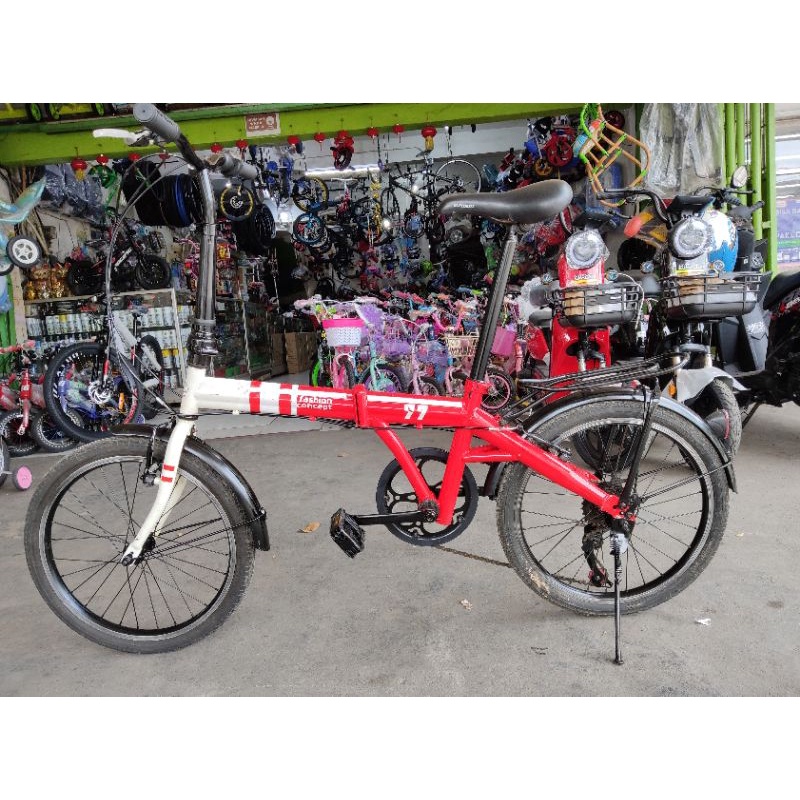 sepeda lipat 20 element fashion concept 7 speed Shimano second