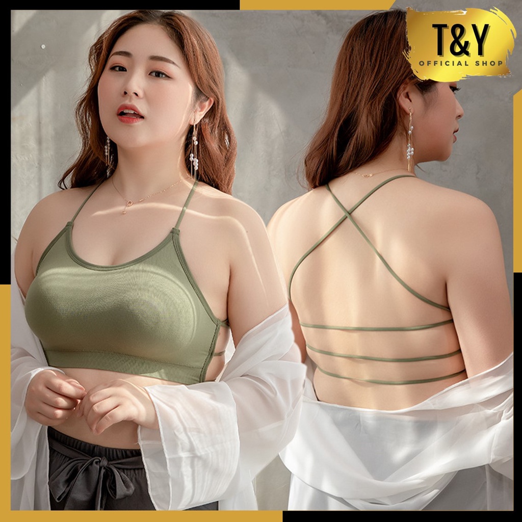 T&amp;Y Bra Crop Top Ala Korea Wanita 6675 Bh Pakaian Dalam Wanita Bra Fashion Tali Silang Kecil Cup Import