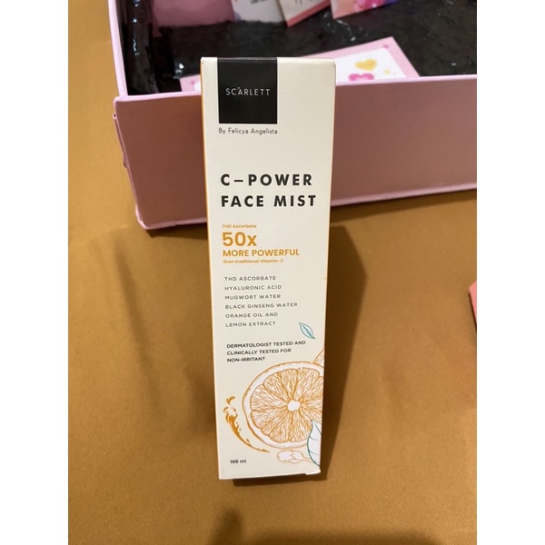 Scarlett “C - Power face mist”