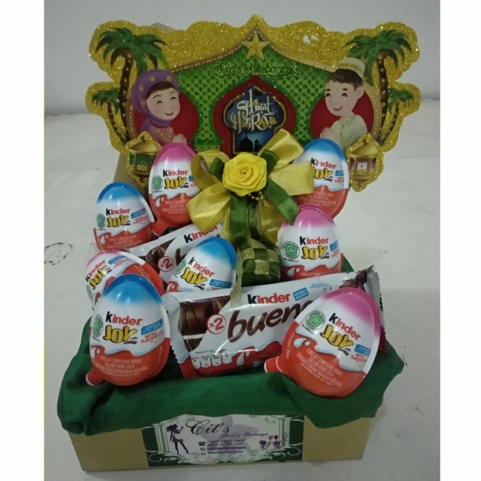 

parcel lebaran/parcel kinder joy/hampers lebaran/parcel custom/coklàt
