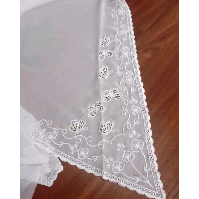 Kain kebaya bordir sutra crepe Liliana