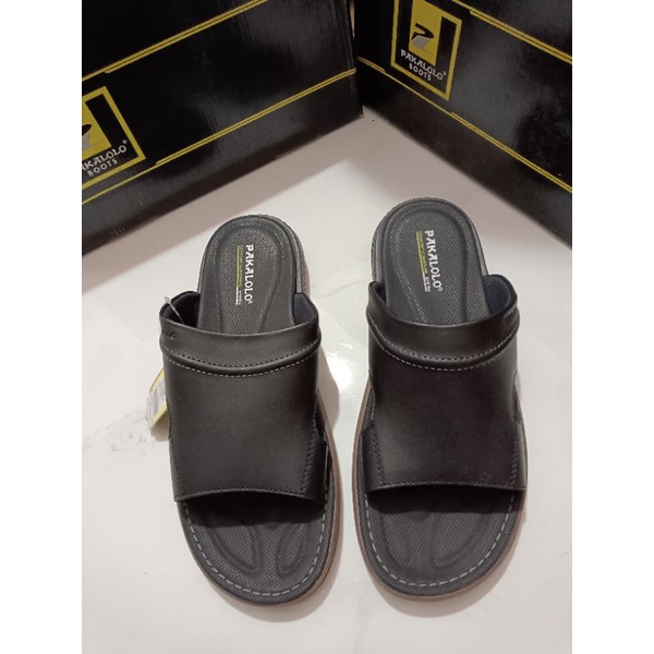 sandal flat pria merk pakalolo N0945 BK
