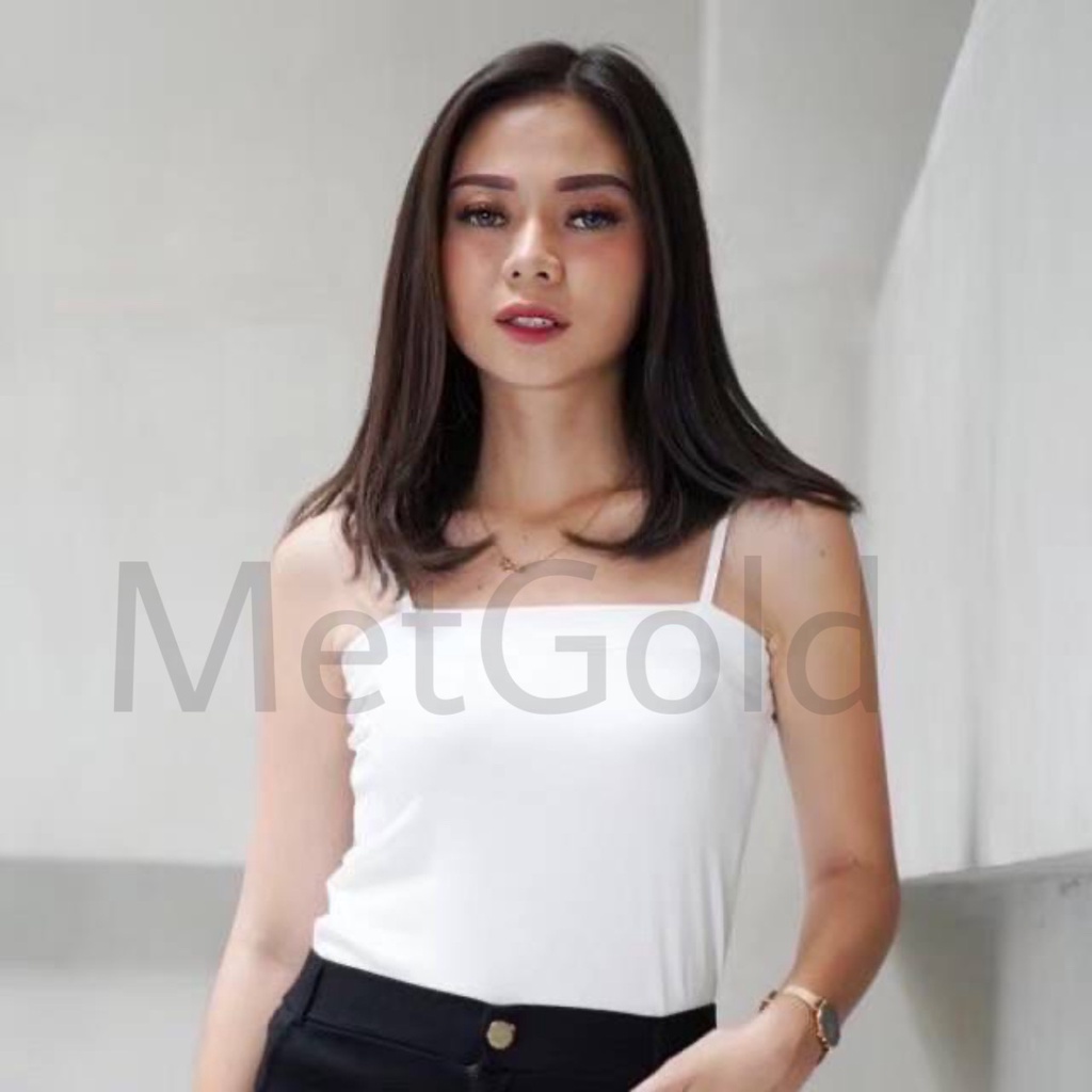 Square Tanktop Wanita Camisole Tank Top MetGold