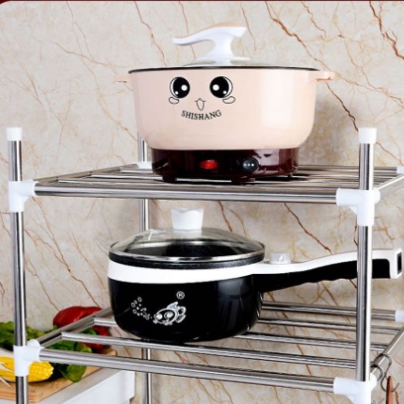 Rak dapur susun Rak panci besi stainless steel 5 Susun PANTREE