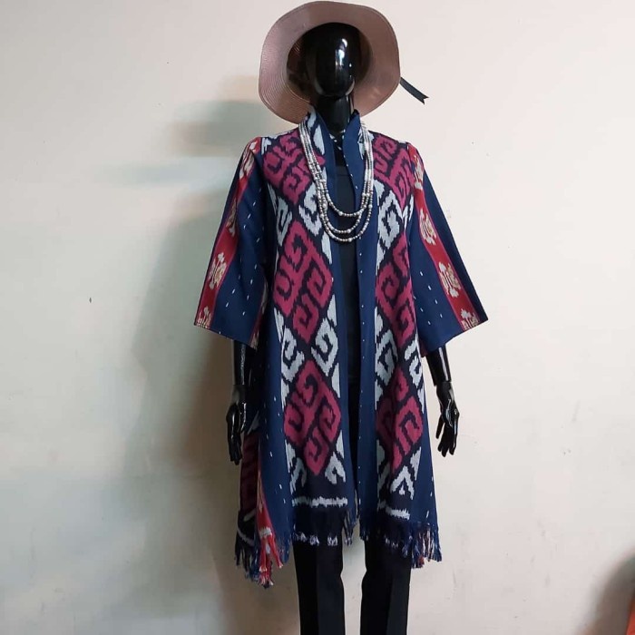 Terlaris Batik Tenun Murah Blezer Tenun Outer Tenun Djahra Batik Thamrin City