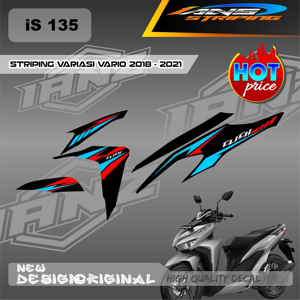 NEW STRIPING VARIO Led Vario 150 MOTIF GRAFIK RACING BAHAN HOLOGRAM / NON HOLOGRAM IS135