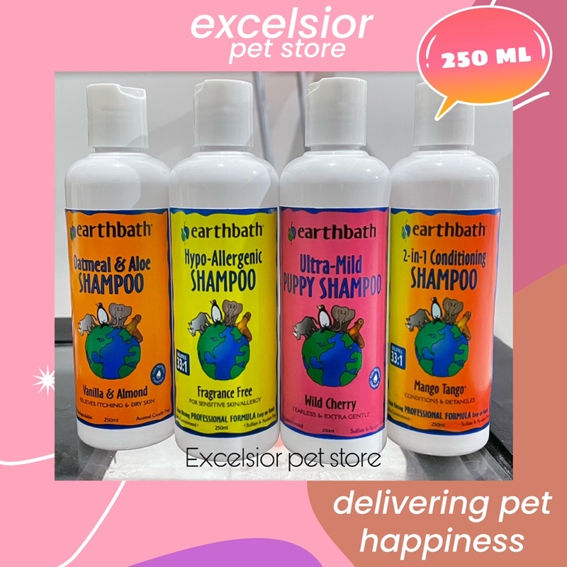 

✨NEW✨ -Earthbath Shampoo anjing / oatmeal - puppy - hypo allergenic - hotspot- 1.1.23