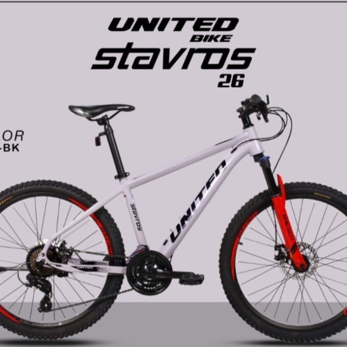 Sepeda Mtb 26 Inch United Stavros New Alloy Shimano #Original