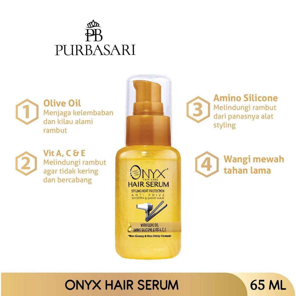 ★ BB ★ Onyx Hair Serum 65ml - Silky Keratin Spray 50ml  - Strengthening Hair Tonic 90ml