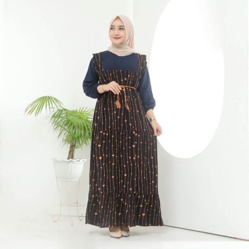 Dress viral/gamis murah/gamis mawar/dress rumah/gamis rumah