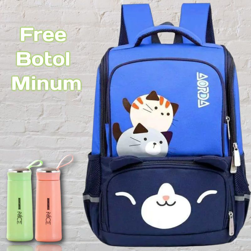 Tas Ransel Anak Sekolah Karakter Fashion Kids Backpack Cute Murah Batam Tas Kanvas import