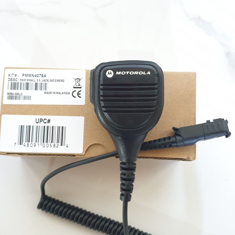 Mic HT Motorola Xir P6600 P6620 P6620i P6600i PTT Extramic Microphone