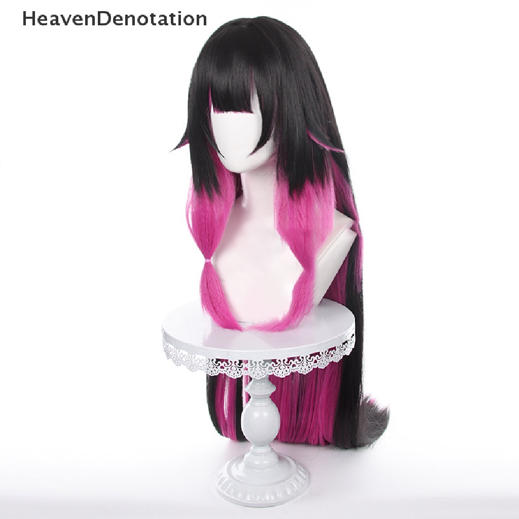 [HeavenDenotation] Genshin Impact Columbina Cosplay Wig Rambut Palsu Cosplay Genshin Impact Fatui 110cm HDV