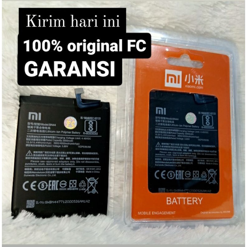 Baterai Batre Redmi 5 Plus BN 44 Original / Battery Batrai Batre Redmi 5+ BN44 Xiao