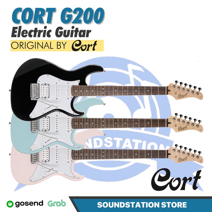 CORT G200 Electric Guitar | Gitar Listrik Elektrik Stratocaster