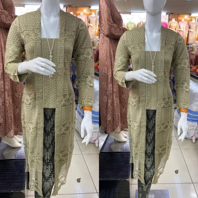 Kebaya kutubaru Tunik brokat modern//kebaya brokat pesta//seragaman kebaya brokat//kebaya tunangan//kebaya wisuda