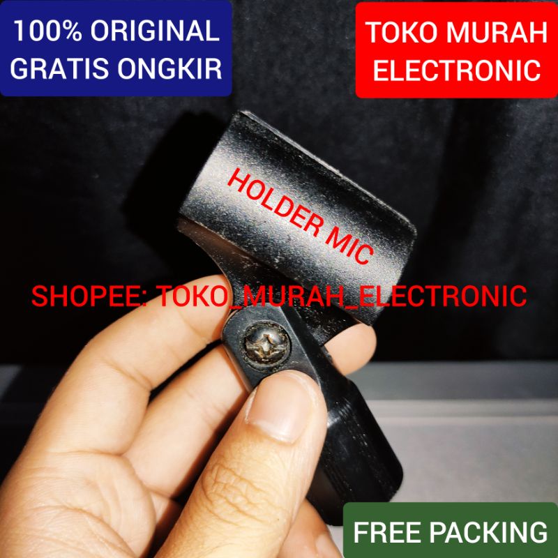 TME - Jepit Mic Holder Mic Tatakan Mic Stand Penyangga Mic Holder Stand Mic