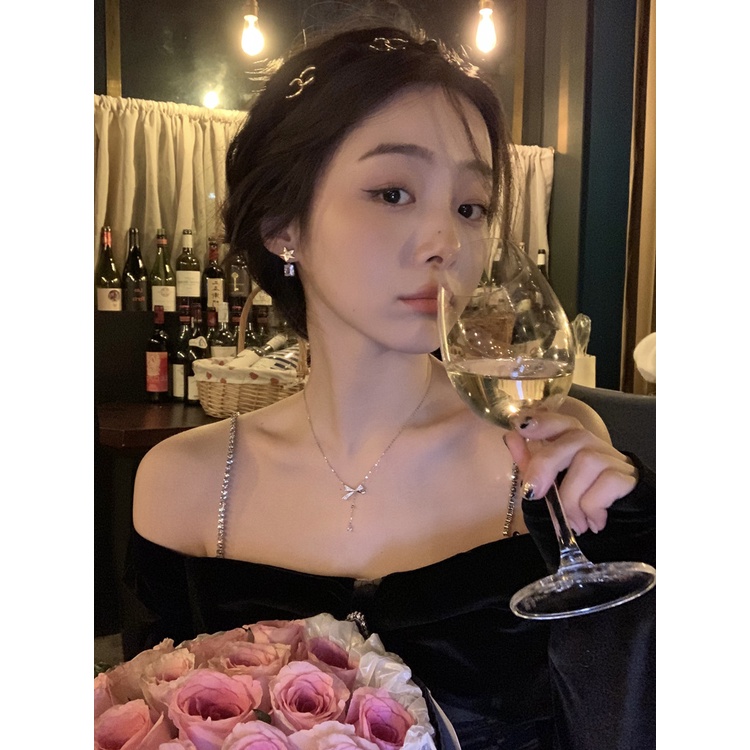 Anting Tusuk Desain Bintang Hias Zircon Untuk Wanita 2022 HELLO GIRL