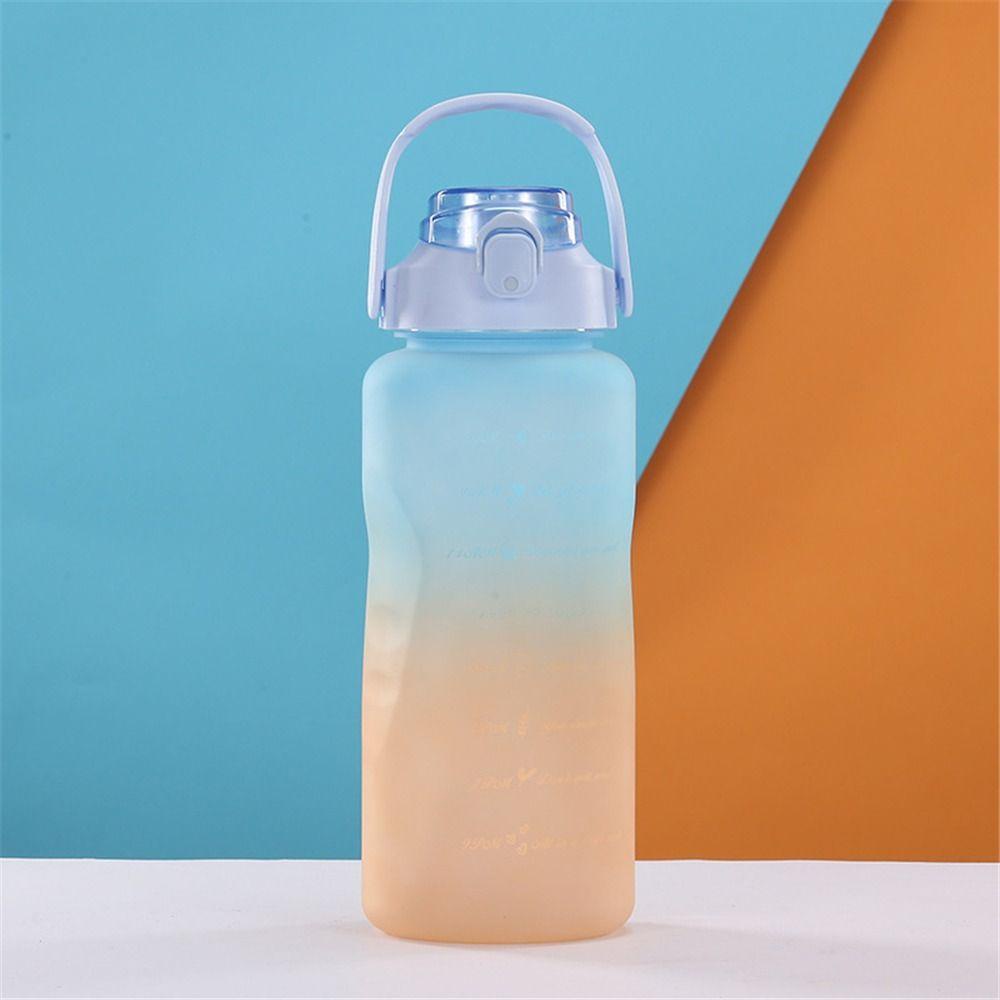 Populer Botol Air 1500 /2000ml Penanda Waktu Anti Bocor Water Jugs Kapasitas Tinggi