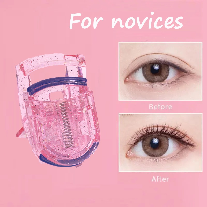 Penjepit Bulu Mata Mini Pink Portable/Plastic Eyelashes Curlers Lashes Curling Alat Makeup Mata