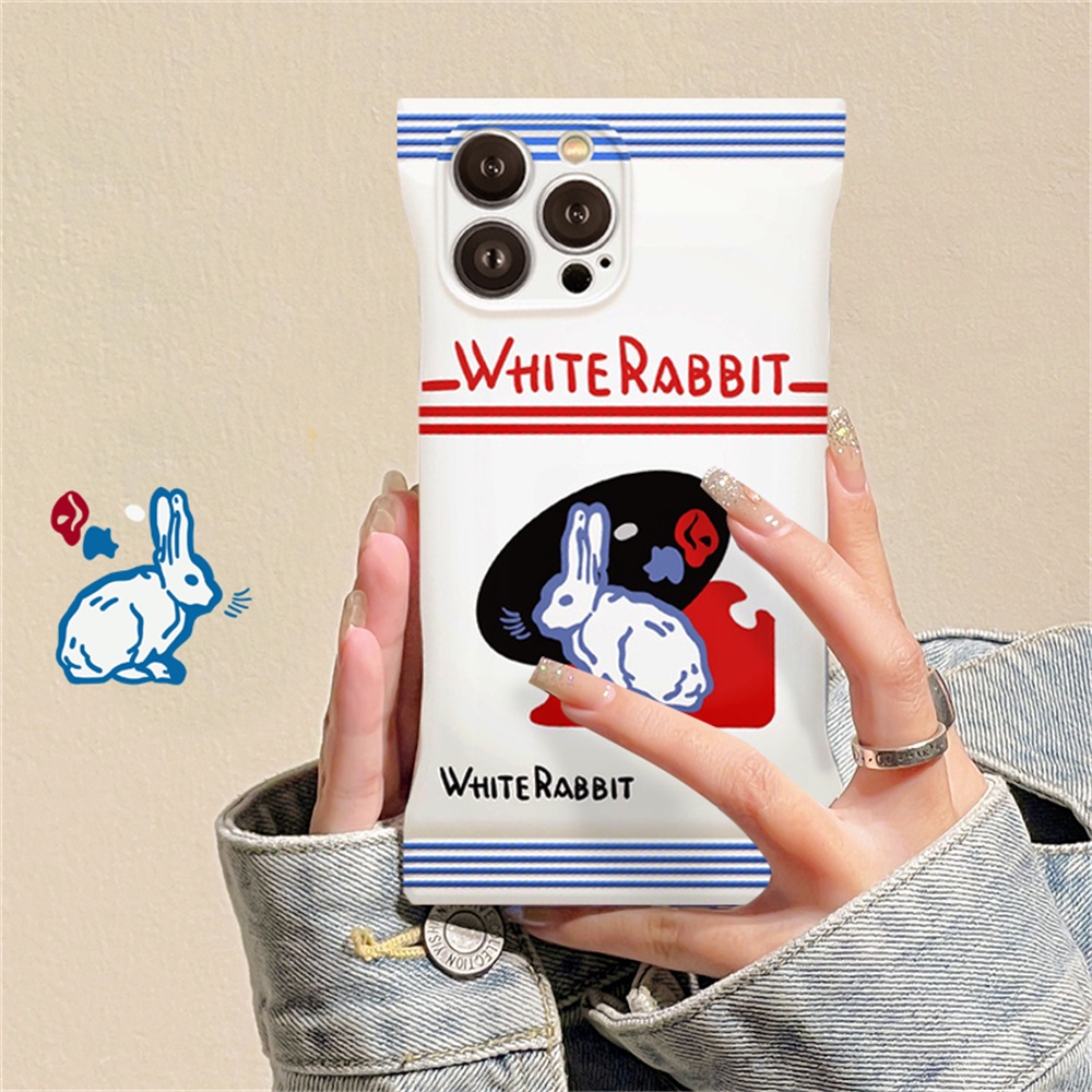 White Rabbit Candy Case Redmi Note 11 Pro Note11S 10C Note10 5G 10A 9C 9A 10 9T 10s Note9 Note8 Poco X3 NFC M3 Dan Cookie Bear TPU Soft Cover